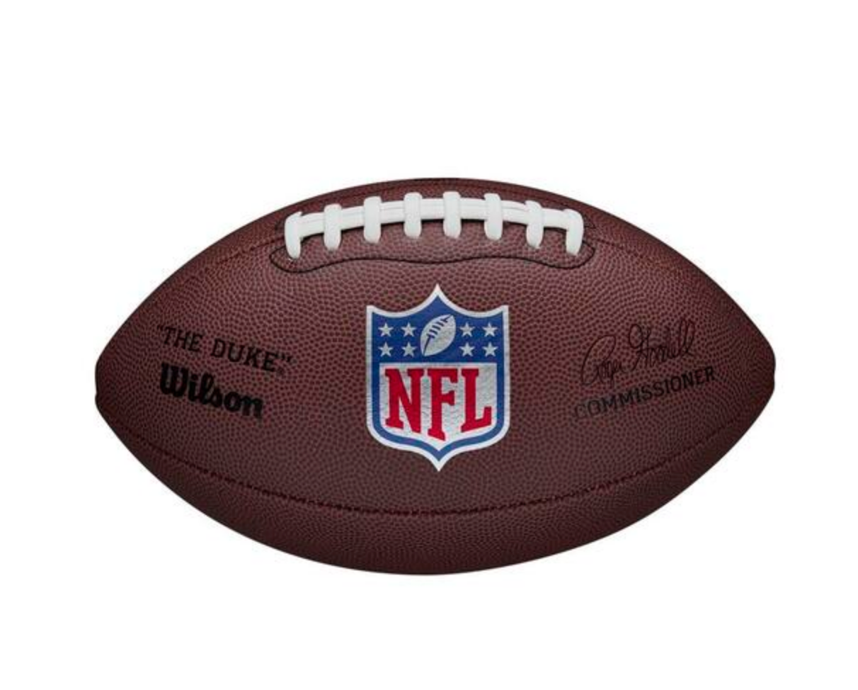 Fanatics Authentic Wilson The Duke Official NFL Leather Game Football