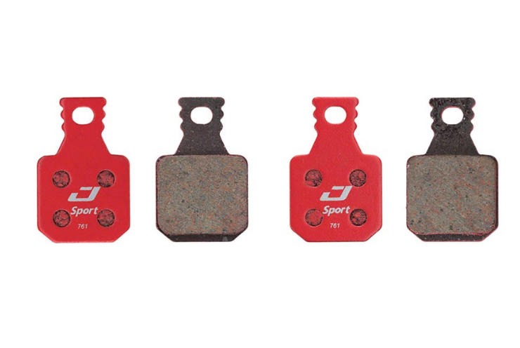 Disc Brake Pads, Shape: Magura MT5, MT7, Semi-Metallic, 4pcs.