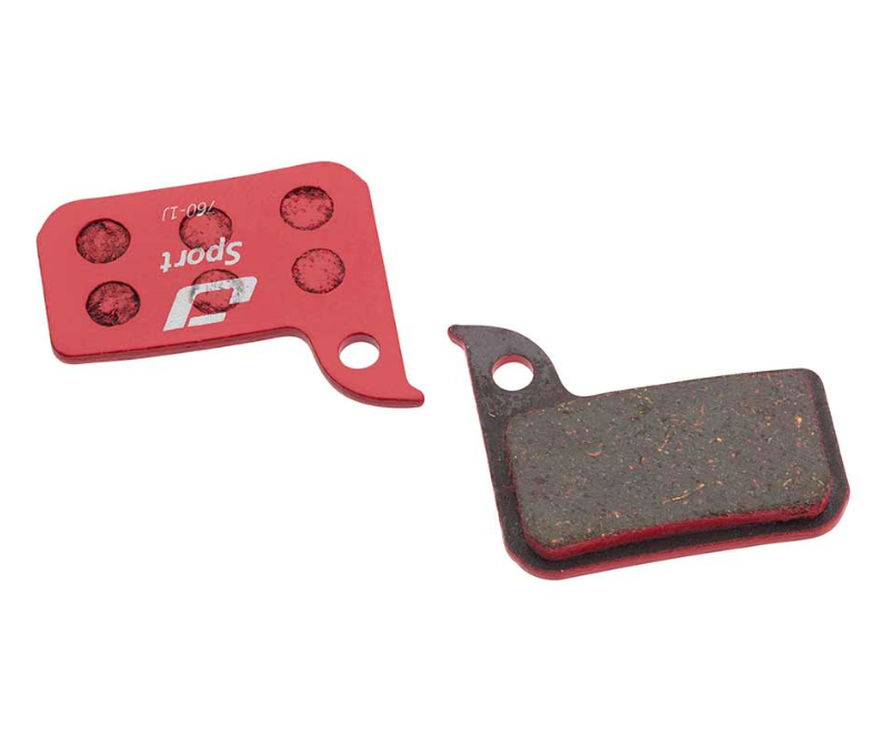 Disc Brake Pads, Shape: SRAM Monoblock, Semi-Metallic