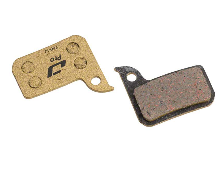 Disc Brake Pads, Shape: SRAM Monoblock, Semi-Metallic