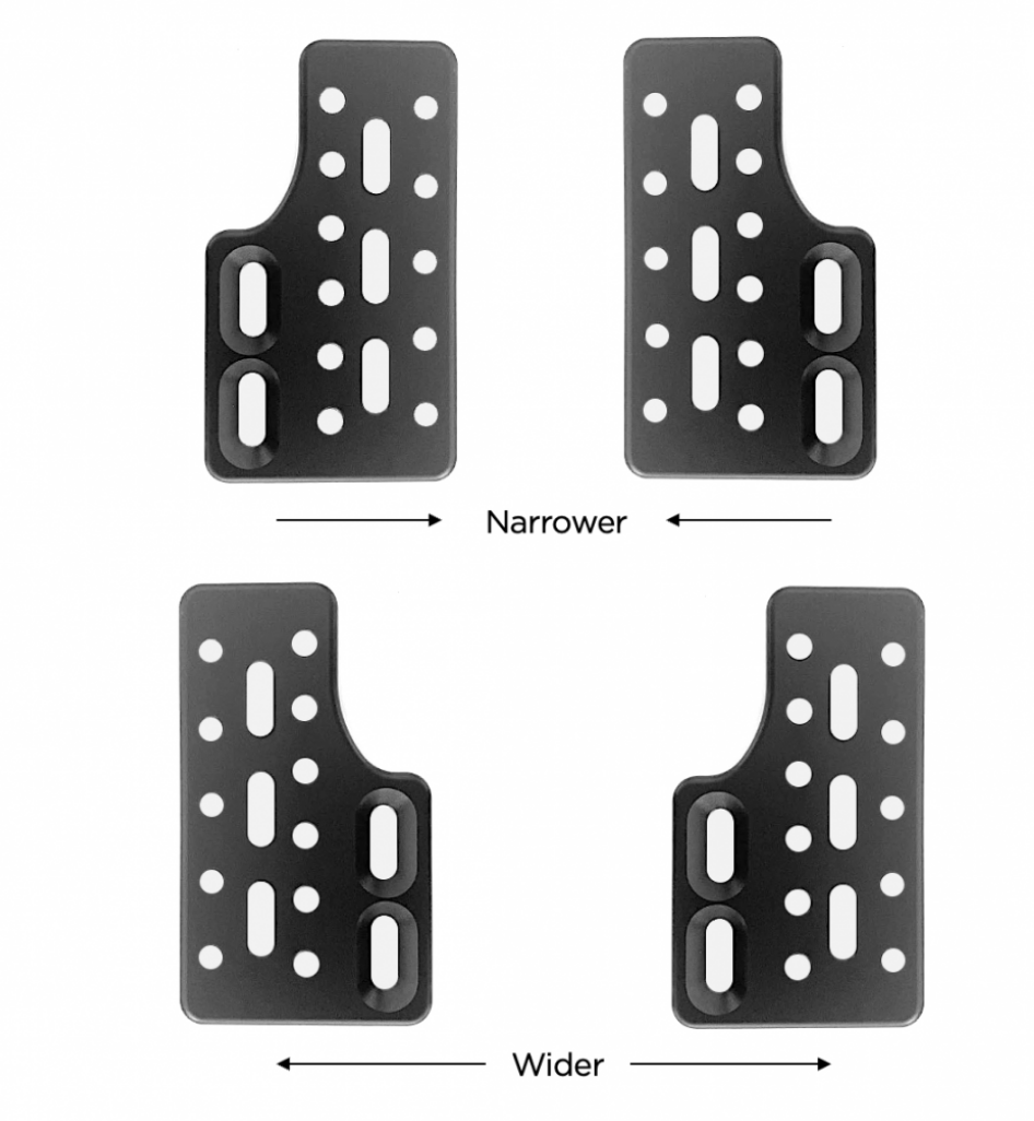 Reversible Extender Plates