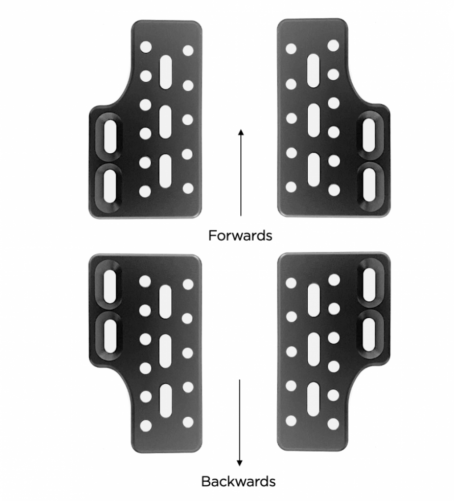 Reversible Extender Plates