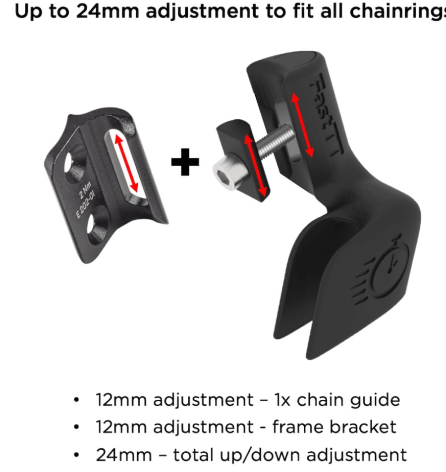 1x Aero Chain Guide