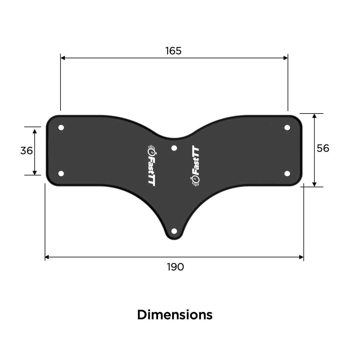 Adapter Plate (Universal twin stack & mono riser)